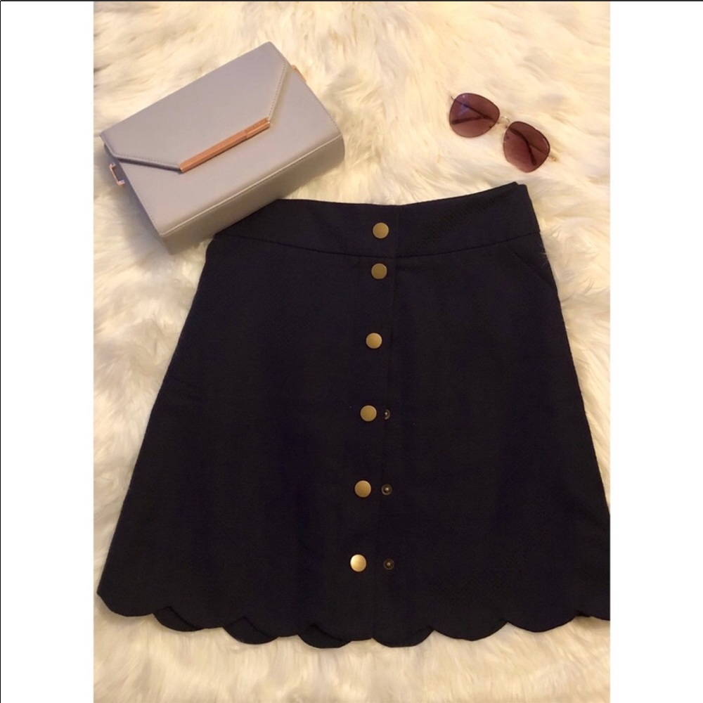 Jcrew Button Skirt | NWT
